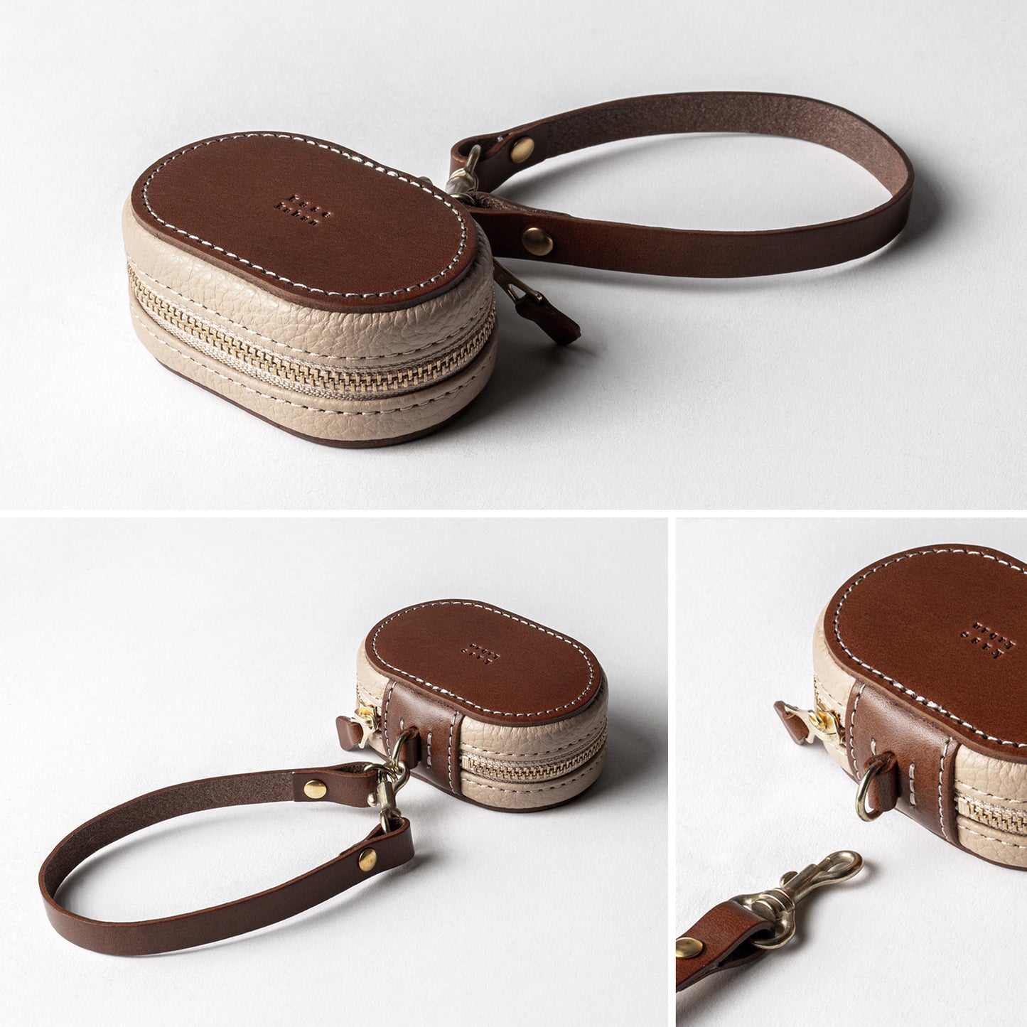 イタリア製レザーで仕立てた軽くて丈夫なトートS <ベージュ beige>