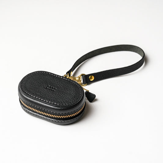 上質な本革ミニケース ブラック