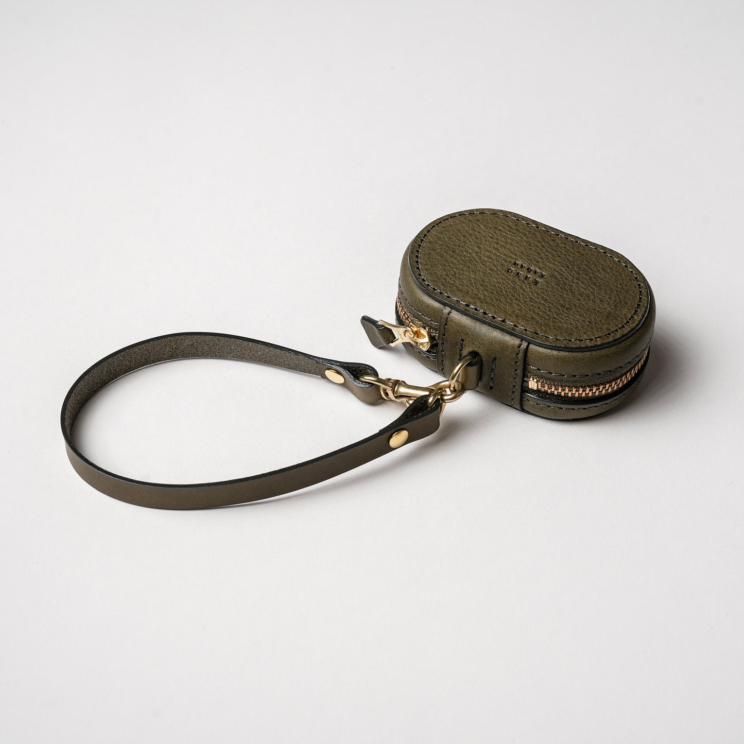 上質な本革ミニケース グリージオ