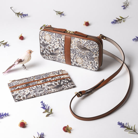 moda fabrics ミニバッグ クラシック ブラウン