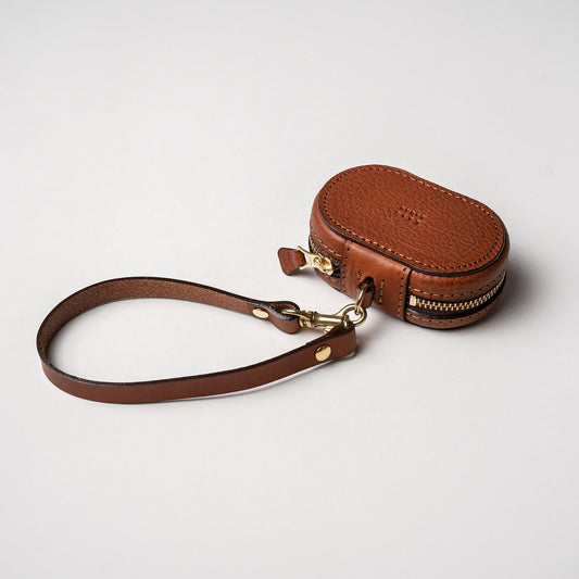 上質な本革ミニケース ブラウン