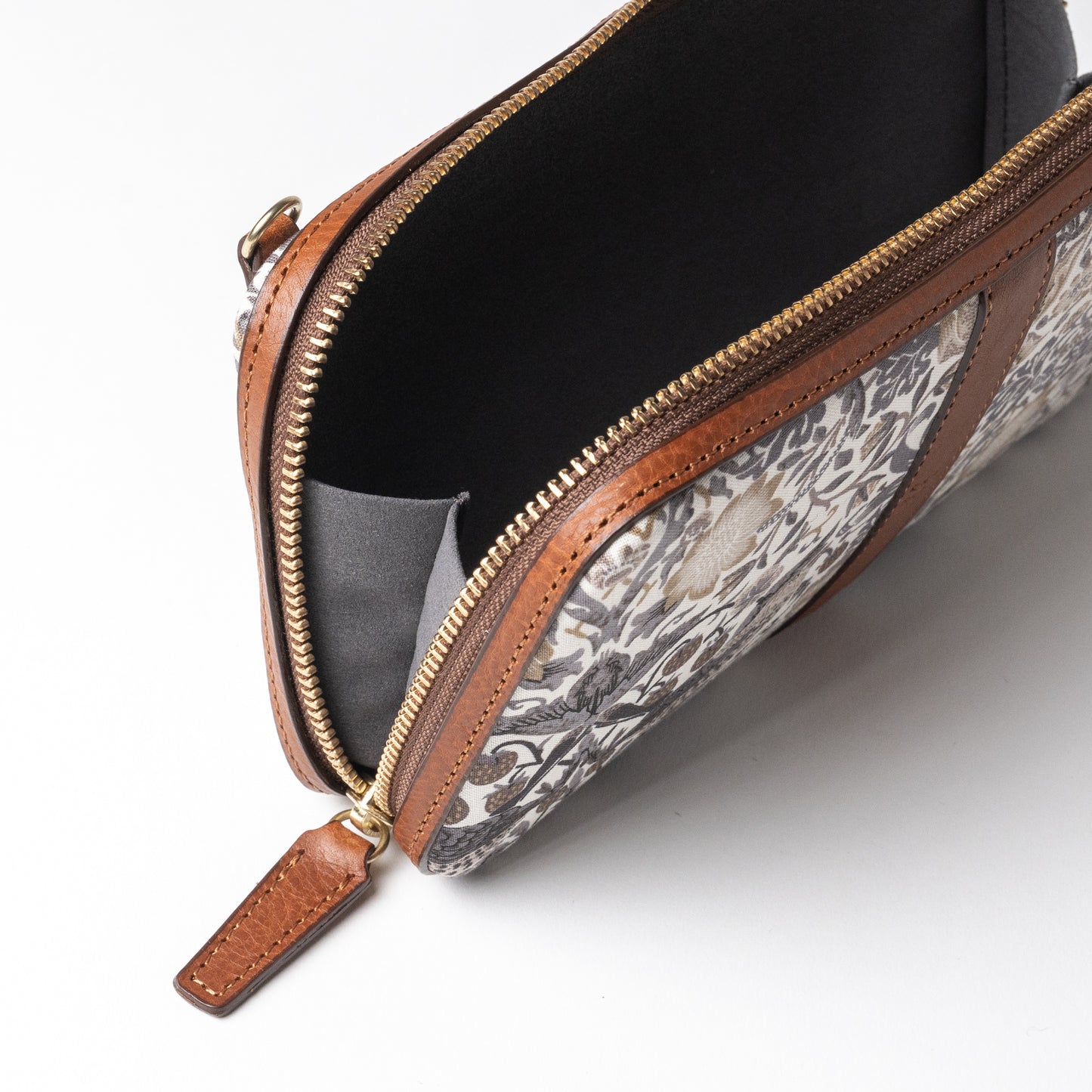 moda fabrics ミニバッグ クラシック ブラウン