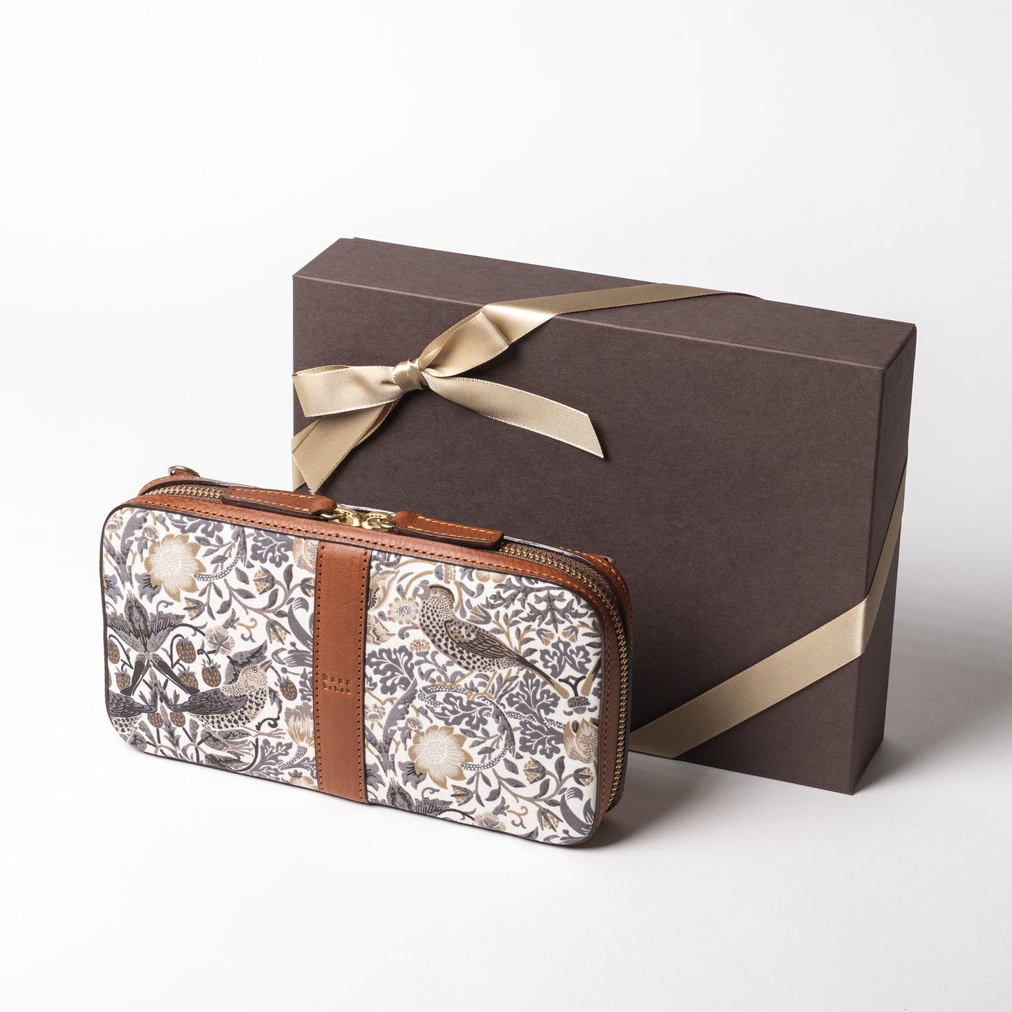 moda fabrics ミニバッグ クラシック ブラウン