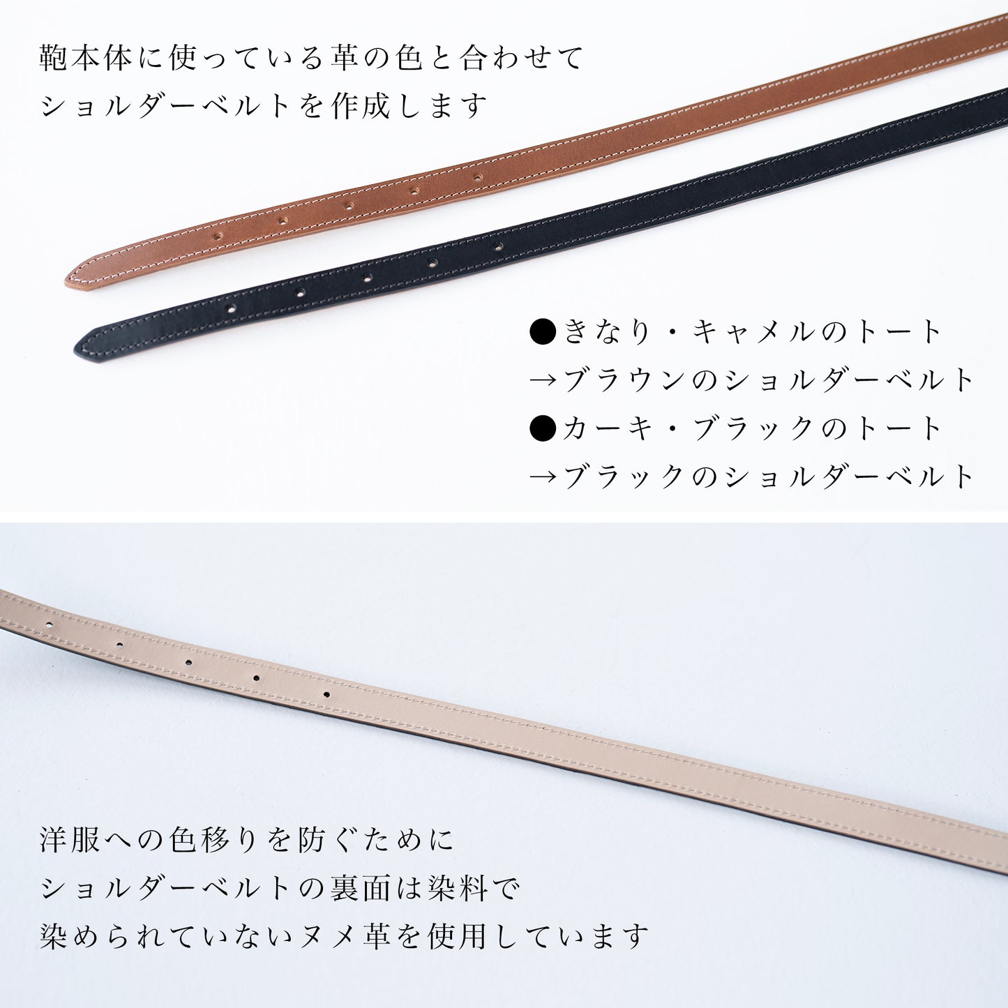 倉敷の綿麻帆布とヌメ革で仕立てた 丈夫で軽量なトートS <生成り ecru>