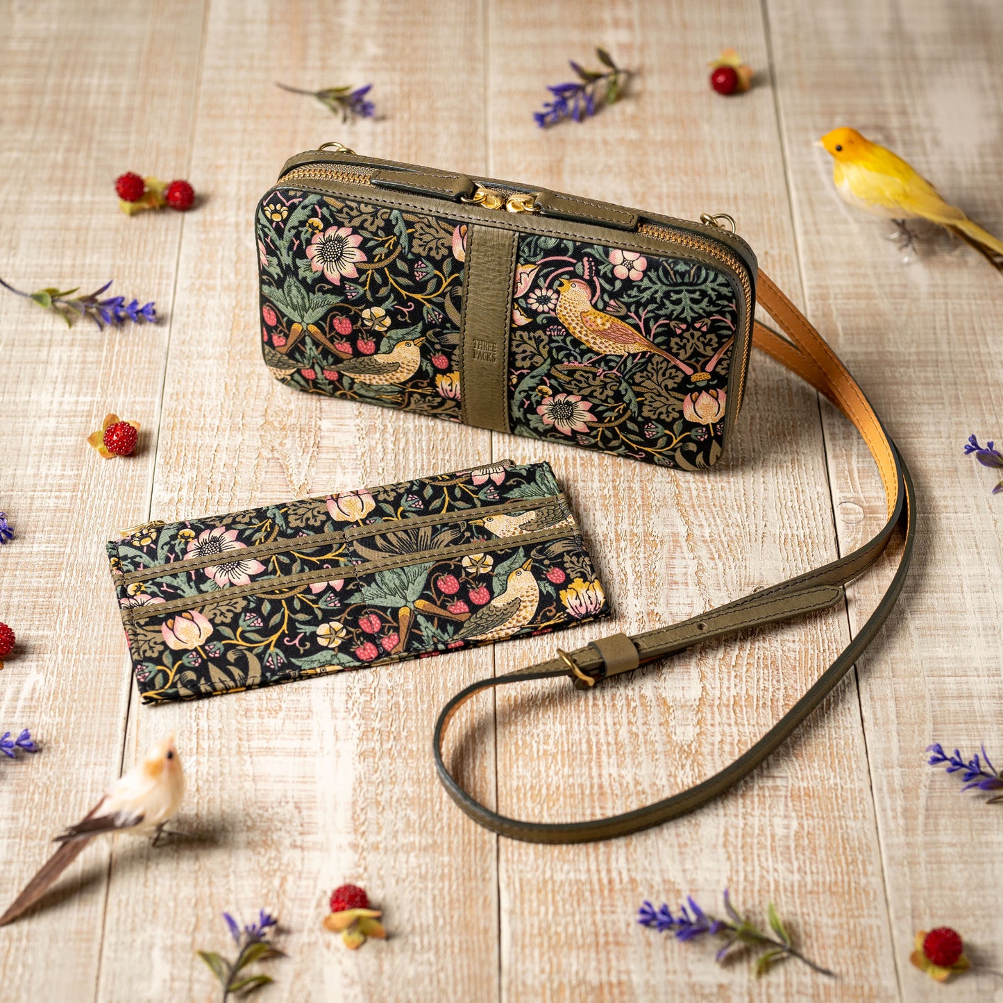 moda fabrics ミニバッグ グリージオ