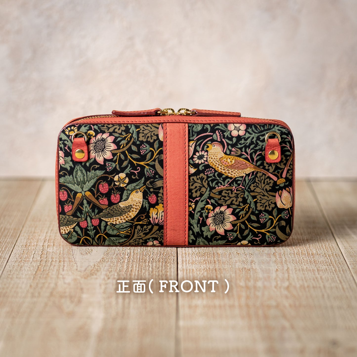 moda fabrics ミニバッグ ピンク