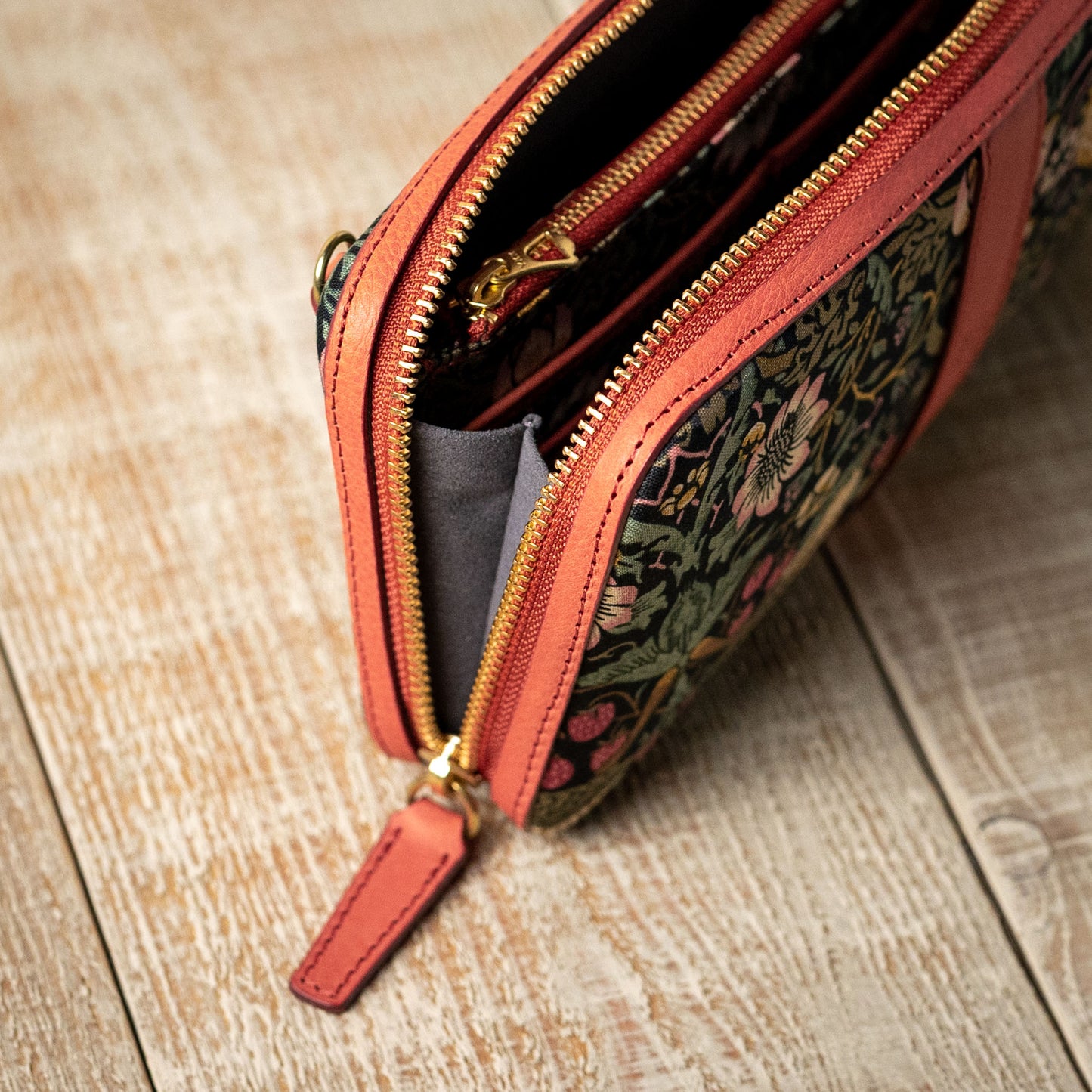 moda fabrics ミニバッグ ピンク