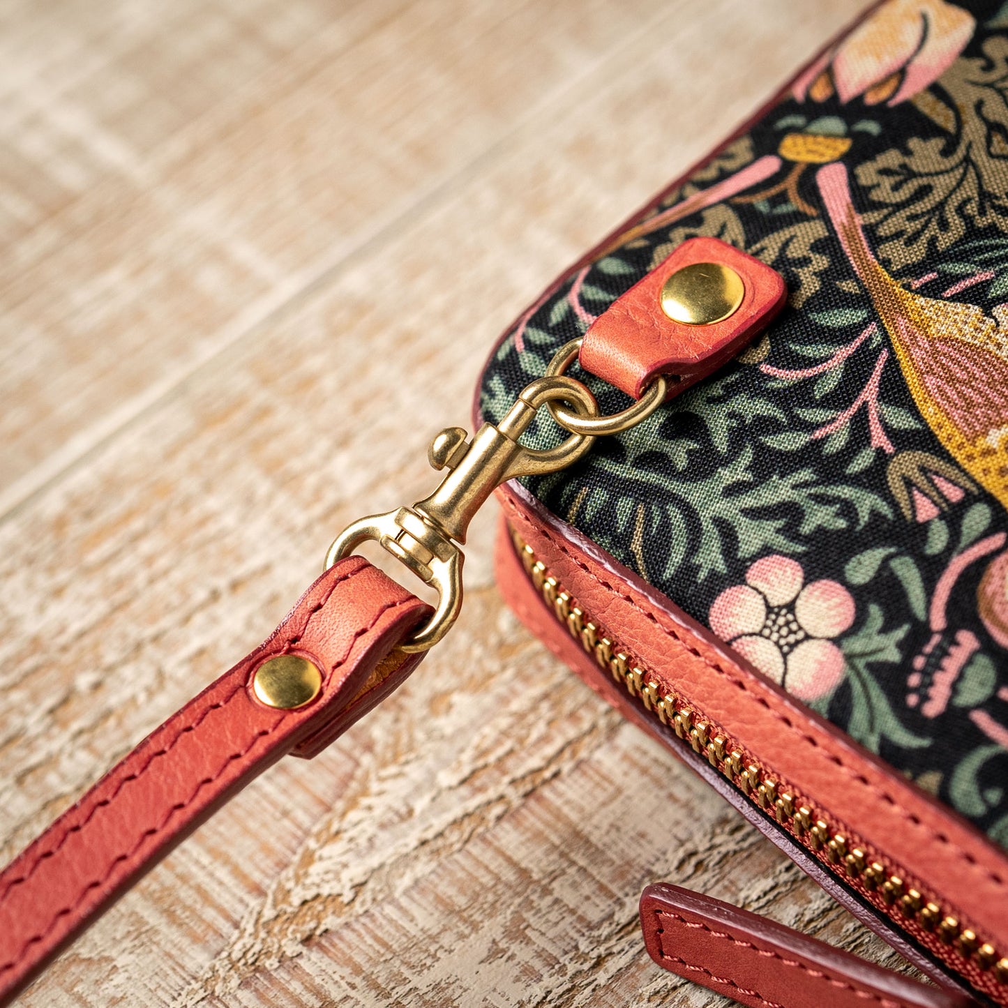 moda fabrics ミニバッグ ピンク