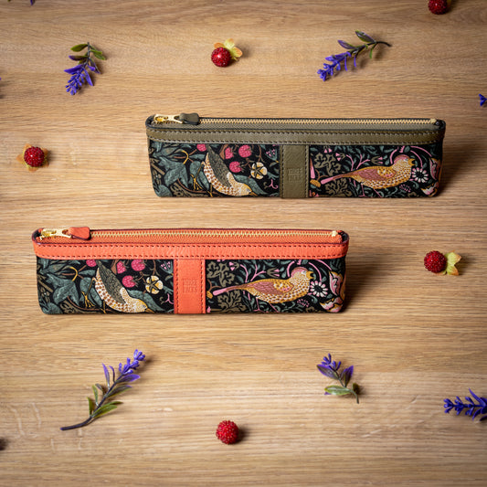 moda fabrics ペンケース いちご泥棒柄