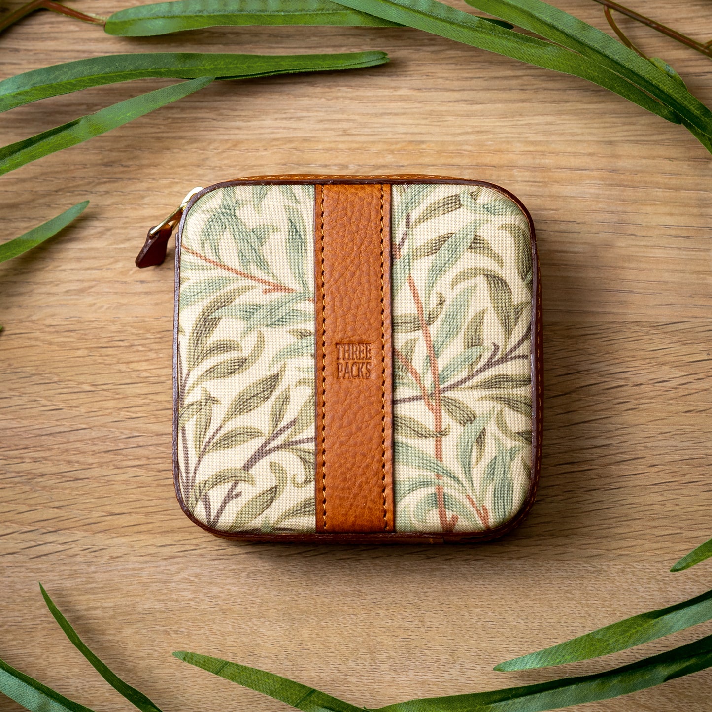 moda fabrics ウィローボウ柄 ミニポーチ