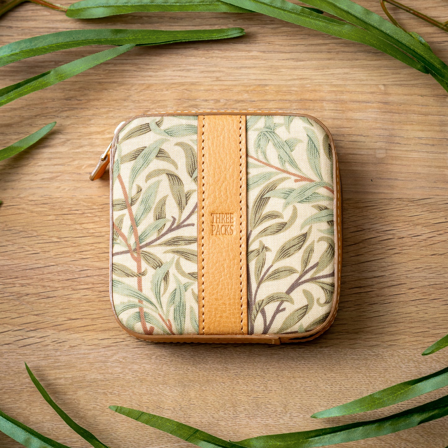 moda fabrics ウィローボウ柄 ミニポーチ