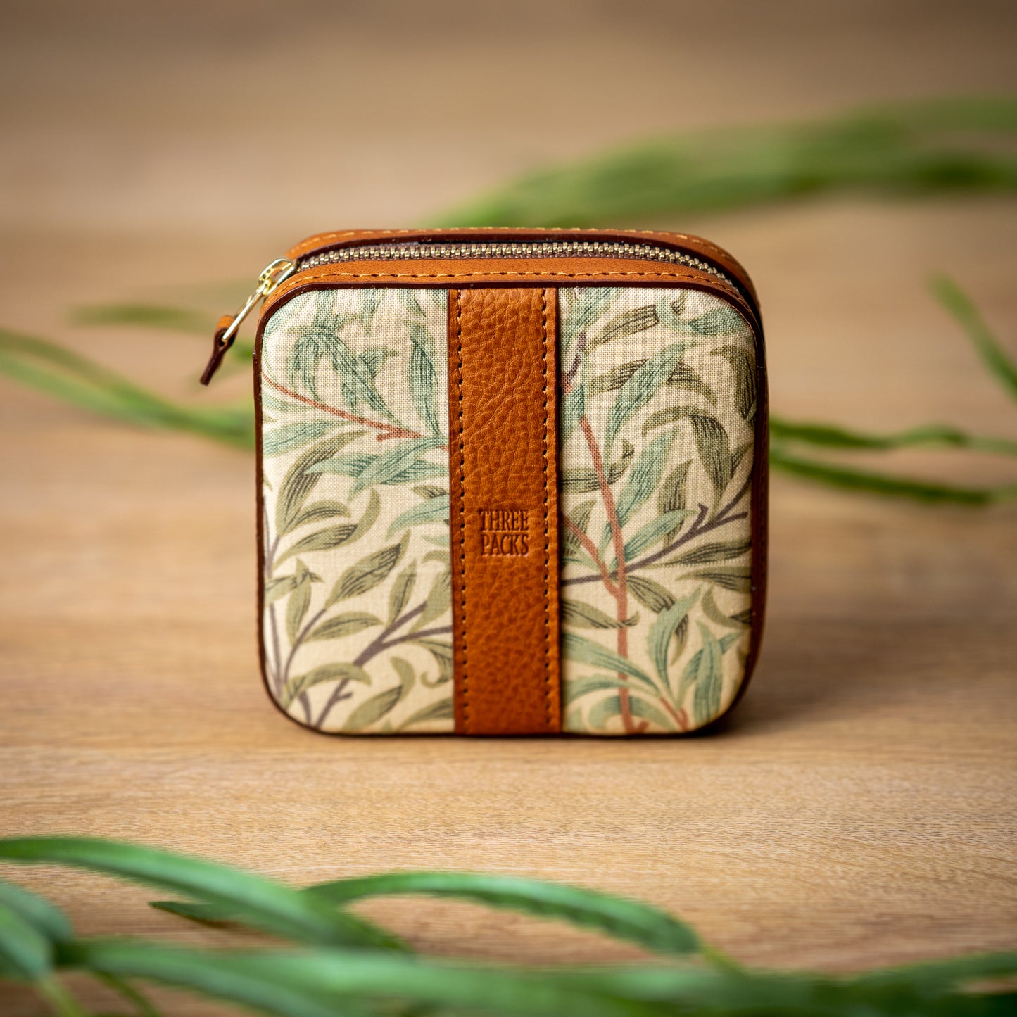 moda fabrics ウィローボウ柄 ミニポーチ