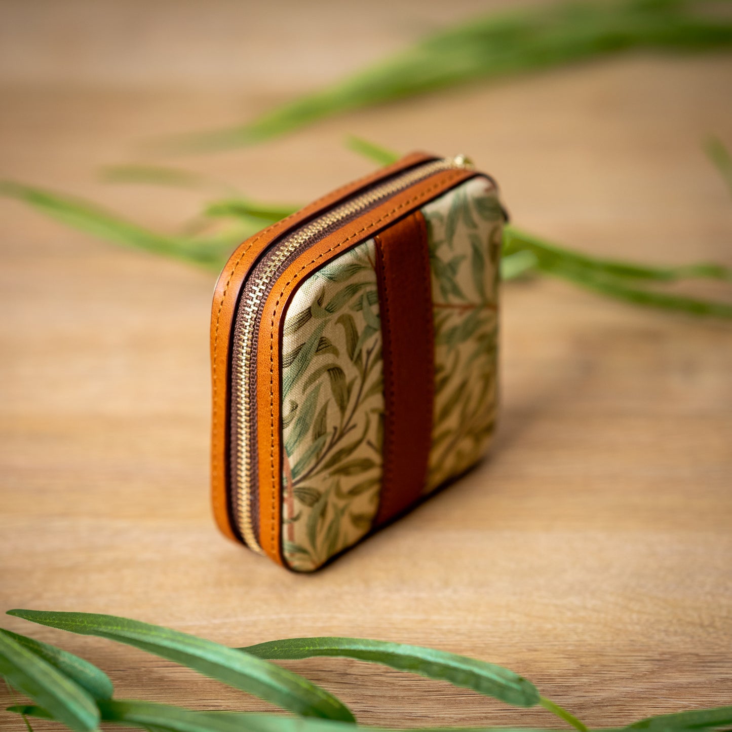 moda fabrics ウィローボウ柄 ミニポーチ