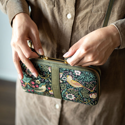 moda fabrics ミニバッグ グリージオ