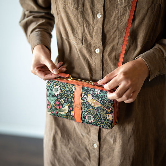 moda fabrics ミニバッグ ピンク