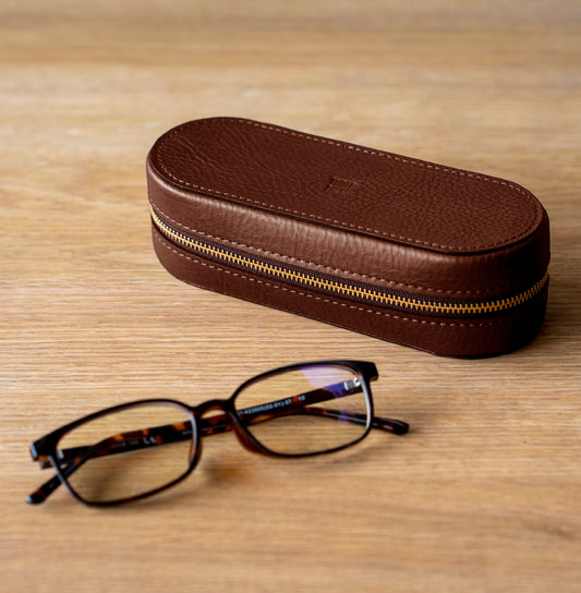 上質な本革メガネケース タバコ