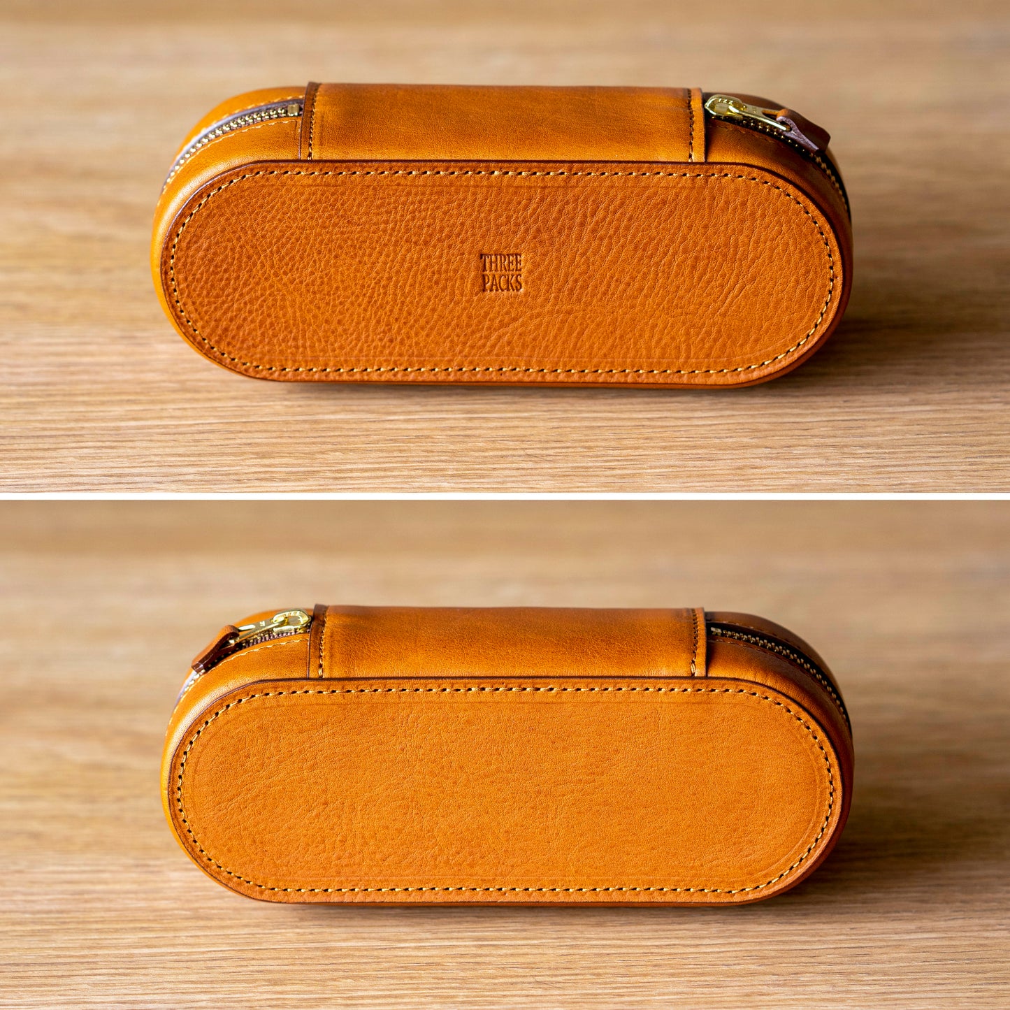 上質な本革メガネケース ブラック