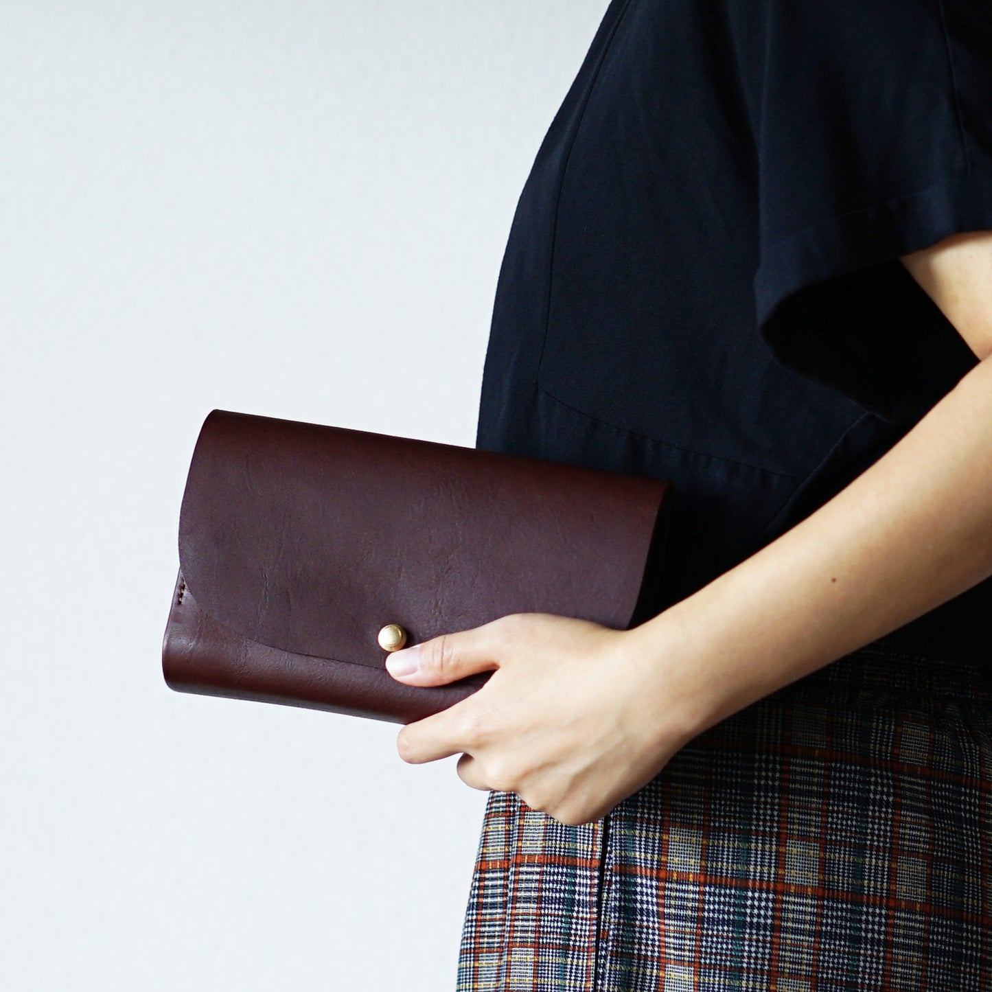 本革のお財布ポシェット タバコ